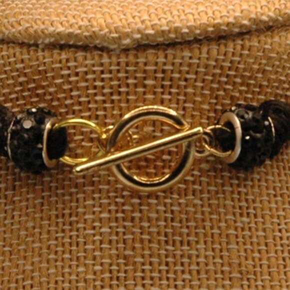 Celestial Crescent Moon & Sun on a 17" Handmade Black Hemp Necklace - Picture 5 of 5